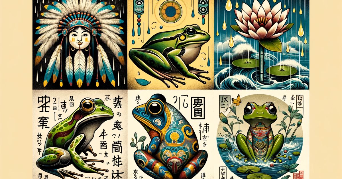 Frog tattoos across cultures