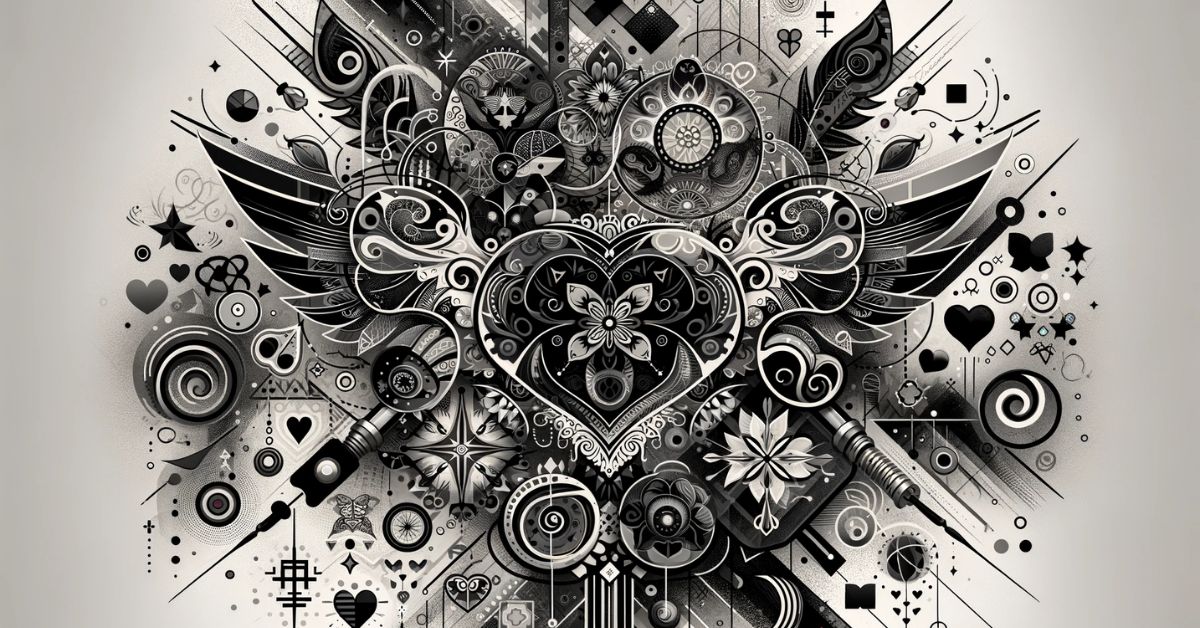 Unique and personalized black and grey tattoo