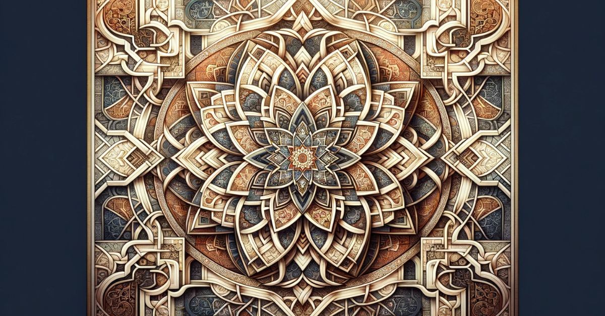 Geometric patterns and Arabic motifs